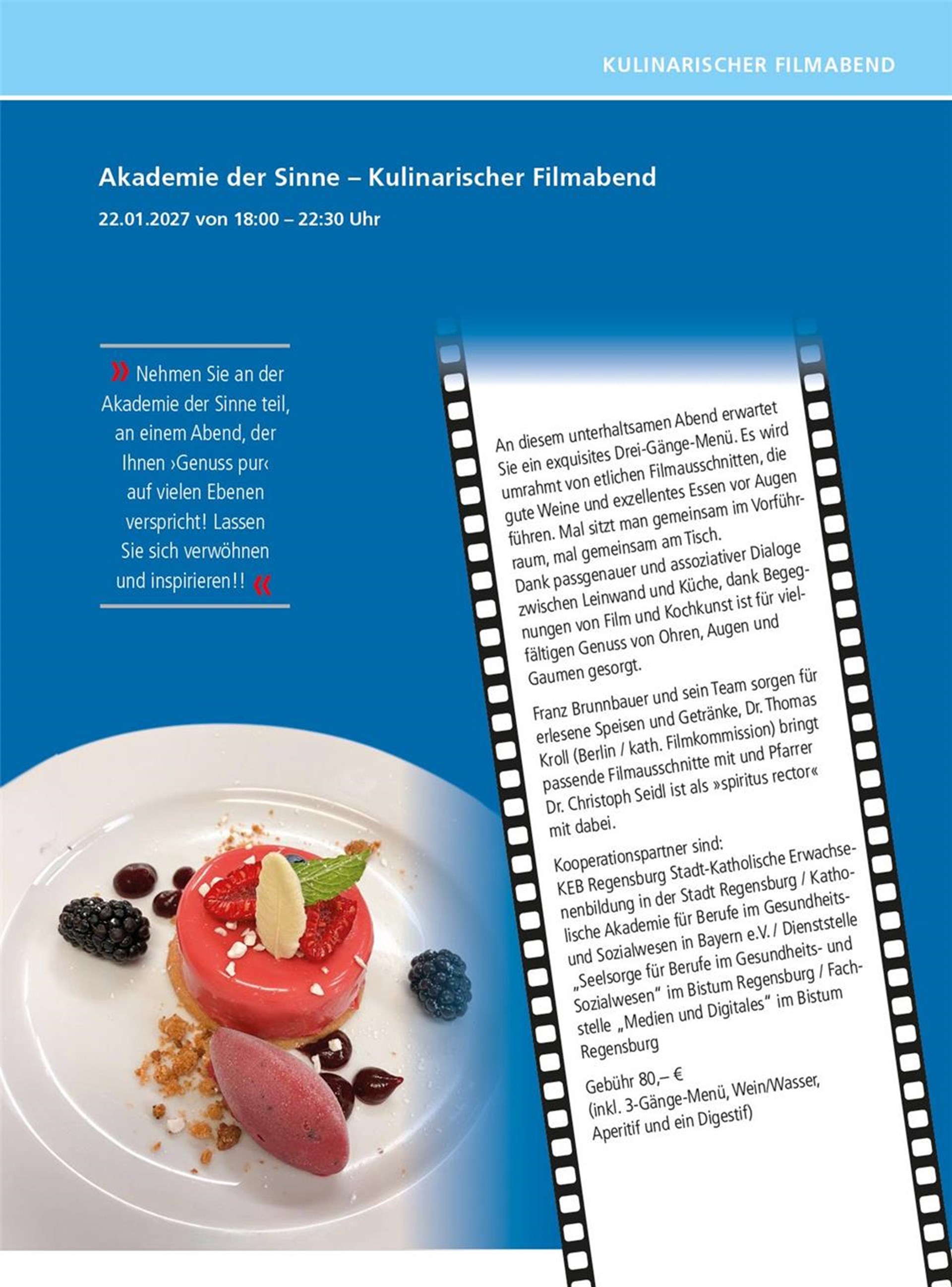 Kulinarischer Filmabend
